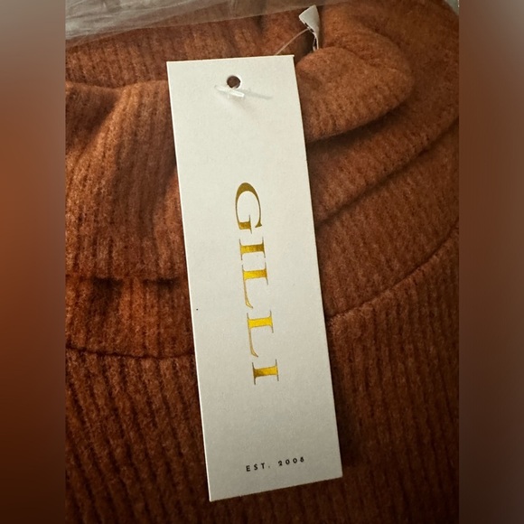 NWT-Plus Size Ribbed Sleeveless Turtle Neck Belted Jumpsuit - Picture 6 of 6